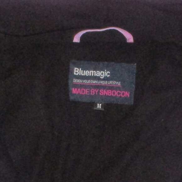 NWT Bluemagic ski snow suit by SNBOCON, size M Tie Dye galaxy - Picture 9 of 11